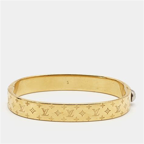 nanogram bracelet louis vuitton|louis vuitton monogram cuff bracelet.